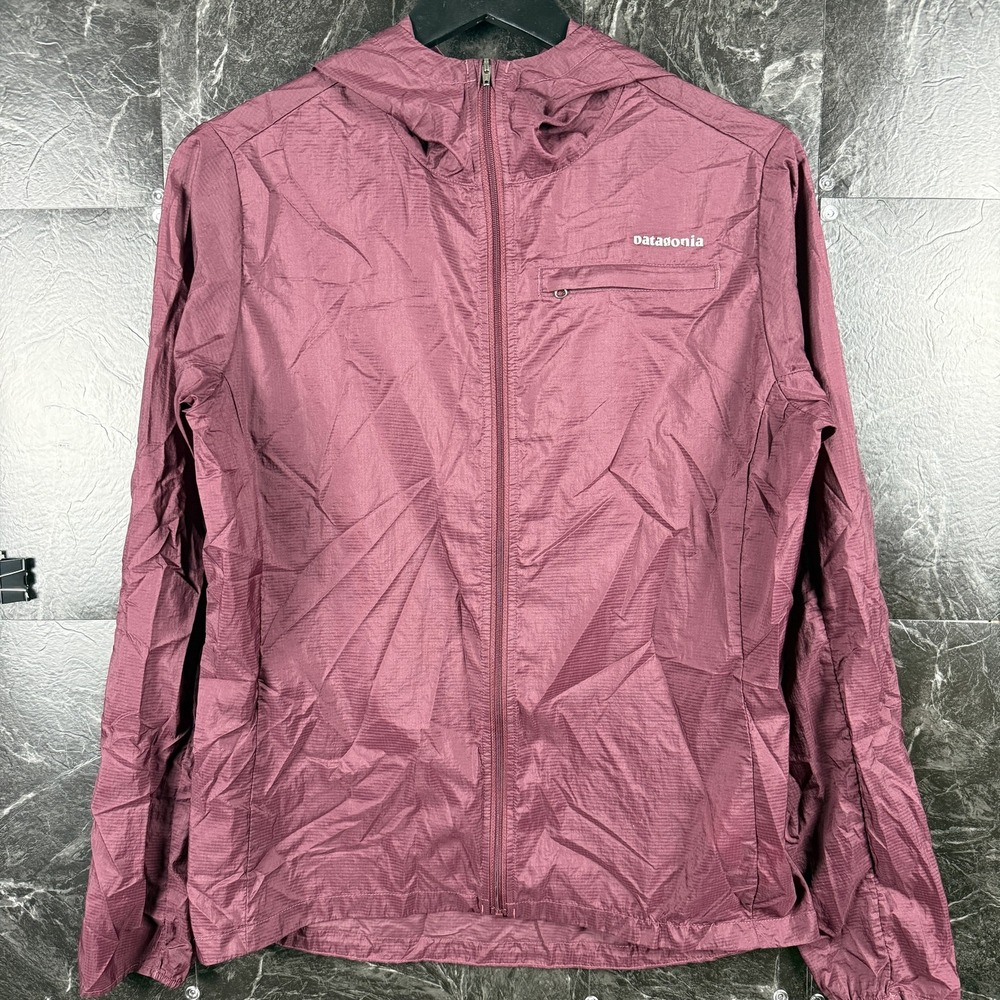 Patagonia Women's Red Houdini Wind Rain Jacket Medium